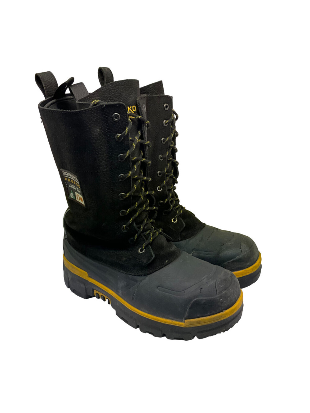 Dakota Men's 8527 Steel Toe Steel Plate Leather Winter Work Boots Black Size 9M